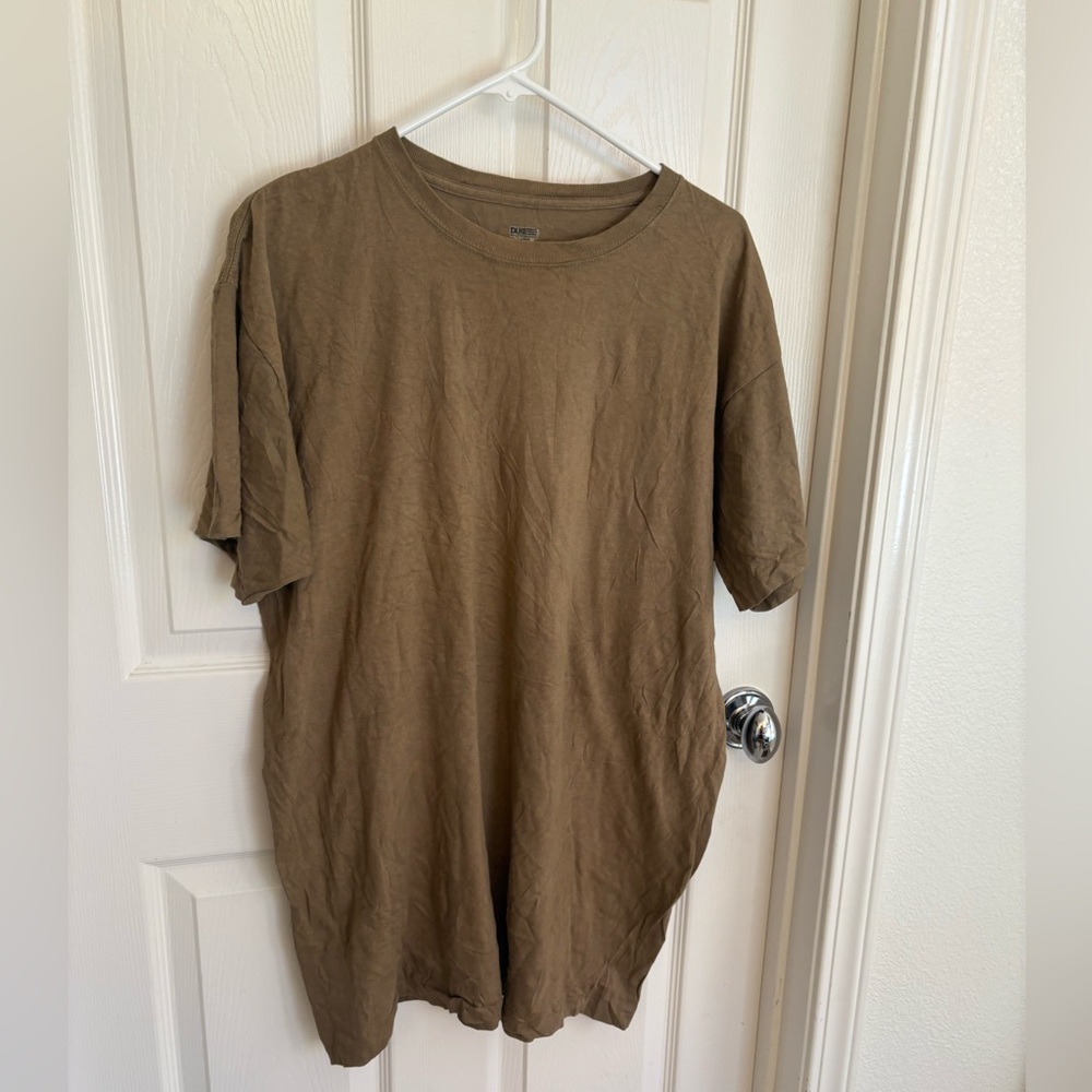 Duke Athletic Brown T-Shirt Size Large